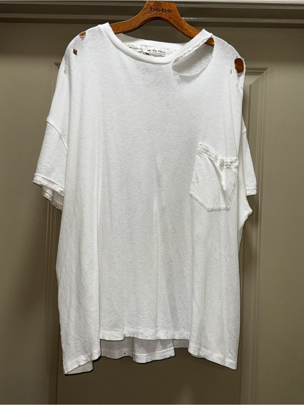 We The Free Ruby Tee in Ivory White size Large - Picture 3 of 8